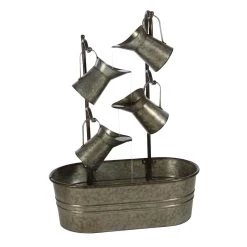 Buy π 34" Gray Iron Farmhouse Fountain by Ivory and Iris β