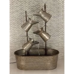 Buy 😀 34" Gray Iron Farmhouse Fountain by Ivory and Iris ⌛ -Cheap Ivory and Iris Store D365755S 9