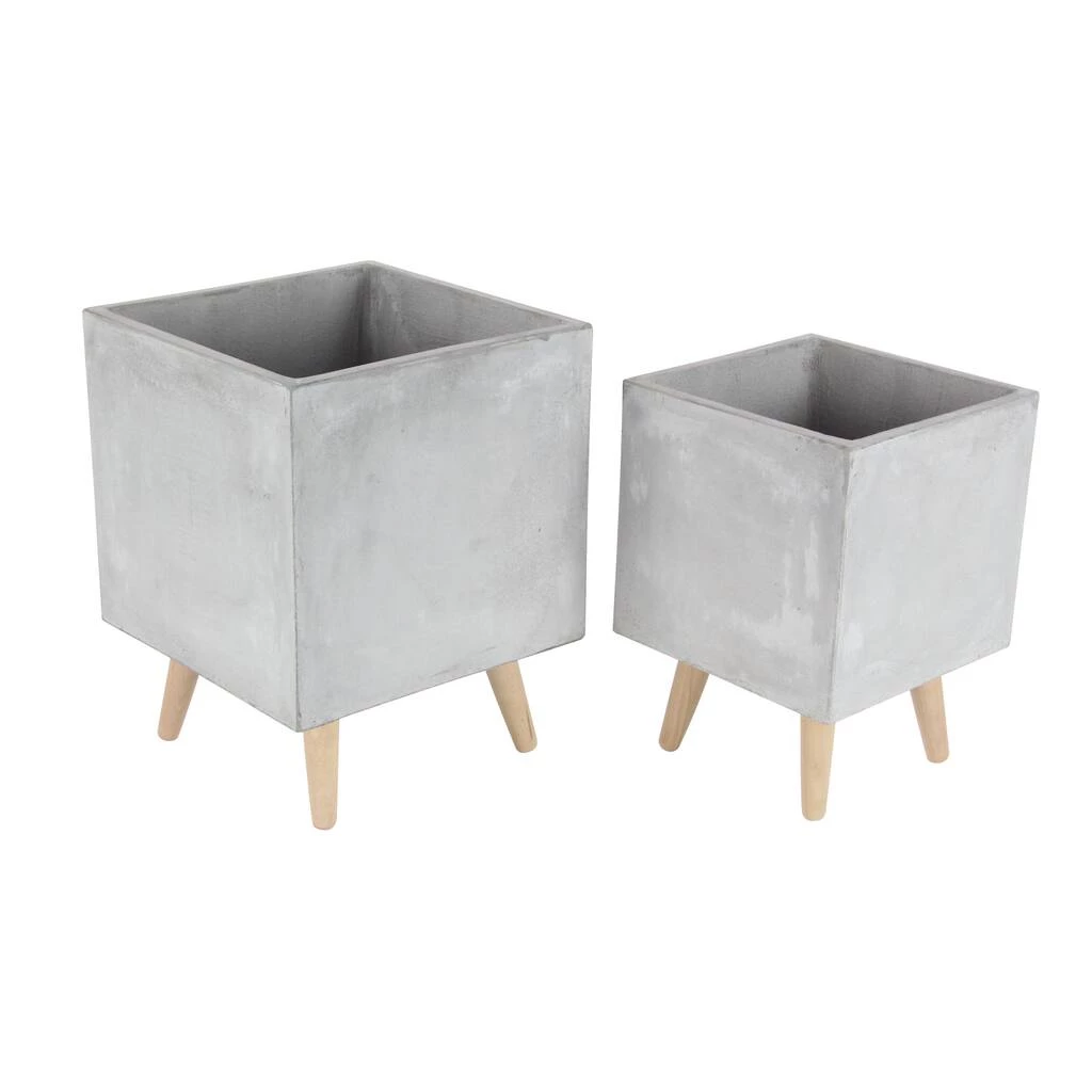 Flash Sale β€οΈ Gray Fiberclay Contemporary Planter Set, 15" & 18" by Ivory and Iris π 1 Flash Sale β€οΈ Gray Fiberclay Contemporary Planter Set, 15" & 18" by Ivory and Iris π