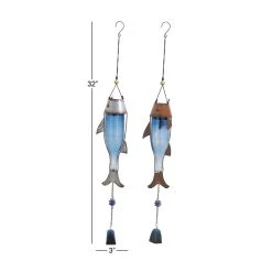 Outlet 🛒 2.6ft. Multicolored Metal Coastal Windchime Set by Ivory and Iris 🛒 -Cheap Ivory and Iris Store D365773S 6