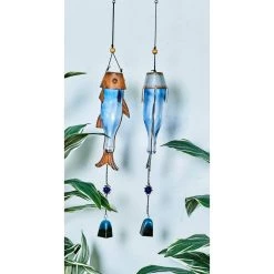 Outlet 🛒 2.6ft. Multicolored Metal Coastal Windchime Set by Ivory and Iris 🛒 -Cheap Ivory and Iris Store D365773S 7