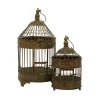 Promo ⭐ Vintage Bronze Metallic Tapered Bird Cage Set by Ivory and Iris 😍