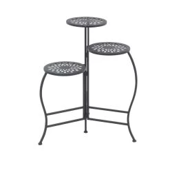 Hot Sale 🔔 2ft. Black Metal Traditional Plantstand by Ivory and Iris 👏