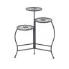 Top 10 ⌛ 2ft. Black Flower Metal Traditional Plantstand by Ivory and Iris ⌛