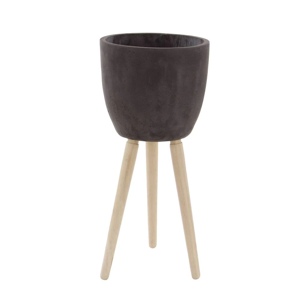 Flash Sale βοΈ 32" Black Contemporary Planter by Ivory and Iris π₯ 1 Flash Sale βοΈ 32" Black Contemporary Planter by Ivory and Iris π₯