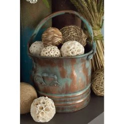 Cheapest 🤩 Copper Metal Rustic Planter Set by Ivory and Iris ⭐ -Cheap Ivory and Iris Store D365796S 11