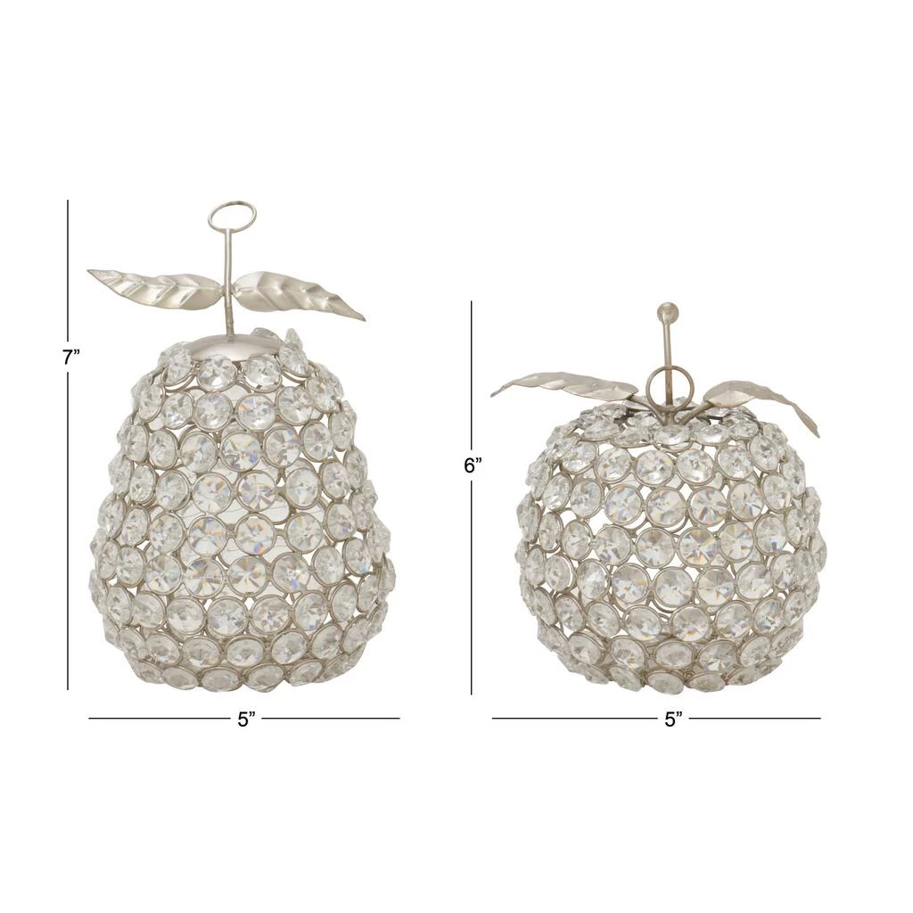 Best deal ❤️ Silver Metal Glam Fruit Sculpture Set by Ivory and Iris 🥰 5 Best deal ❤️ Silver Metal Glam Fruit Sculpture Set by Ivory and Iris 🥰 - Image 5