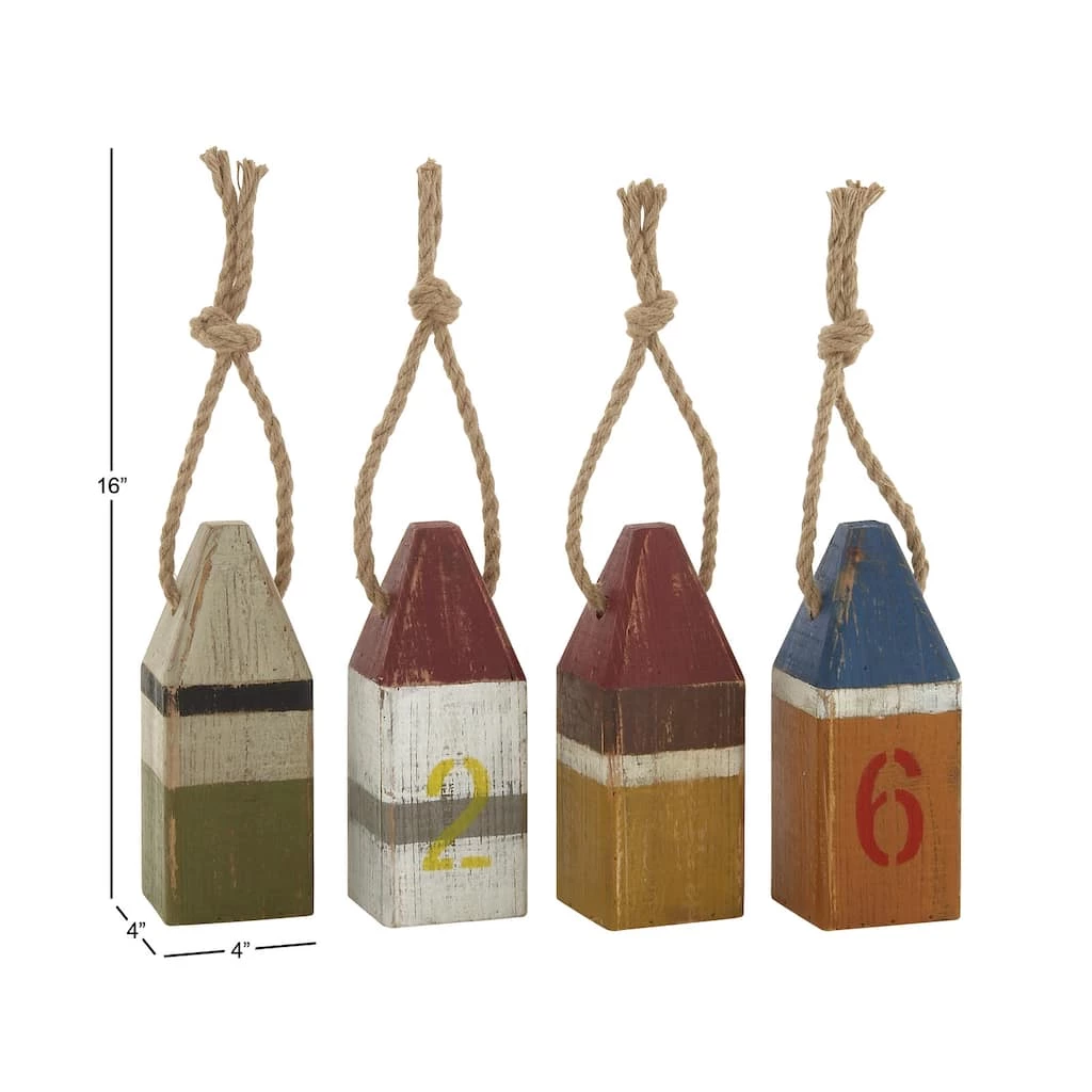 Best Sale π 10" Multicolored Wood Coastal Buoy Sculpture Set by Ivory and Iris π₯ 5 Best Sale π 10" Multicolored Wood Coastal Buoy Sculpture Set by Ivory and Iris π₯ - Image 5
