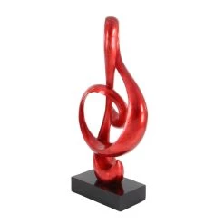 Best Pirce π 33" Red Polystone Contemporary Abstract Sculpture by Ivory and Iris π 15 Best Pirce π 33" Red Polystone Contemporary Abstract Sculpture by Ivory and Iris π -Cheap Ivory and Iris Store D366593S 4