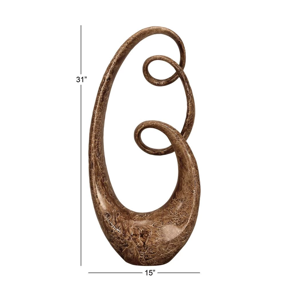Best Sale π 31" Brown Abstract Sculpture by Ivory and Iris π 11 Best Sale π 31" Brown Abstract Sculpture by Ivory and Iris π - Image 11