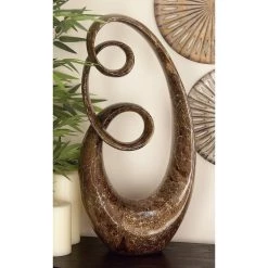 Best Sale π 31" Brown Abstract Sculpture by Ivory and Iris π 23 Best Sale π 31" Brown Abstract Sculpture by Ivory and Iris π -Cheap Ivory and Iris Store D366608S 12
