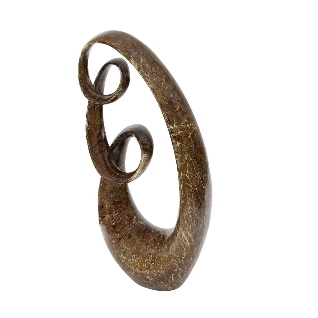 Best Sale π 31" Brown Abstract Sculpture by Ivory and Iris π 6 Best Sale π 31" Brown Abstract Sculpture by Ivory and Iris π - Image 6