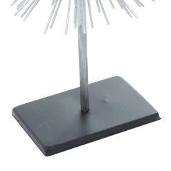 Brand new ⌛ Silver Metal Contemporary Geometric Sculpture Set by Ivory and Iris 🌟 -Cheap Ivory and Iris Store D366620S 6