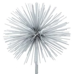 Brand new ⌛ Silver Metal Contemporary Geometric Sculpture Set by Ivory and Iris 🌟 -Cheap Ivory and Iris Store D366620S 7