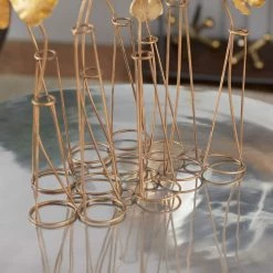 Best reviews of ✔️ 21" Gold Metal Flowers Sculpture by Ivory and Iris 🌟 -Cheap Ivory and Iris Store D366651S 7