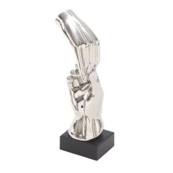 Brand new π 13" Silver Abstract Hand Sculpture by Ivory and Iris π 10 Brand new π 13" Silver Abstract Hand Sculpture by Ivory and Iris π -Cheap Ivory and Iris Store D366656S 3