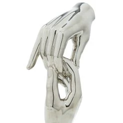 Brand new π 13" Silver Abstract Hand Sculpture by Ivory and Iris π 11 Brand new π 13" Silver Abstract Hand Sculpture by Ivory and Iris π -Cheap Ivory and Iris Store D366656S 4