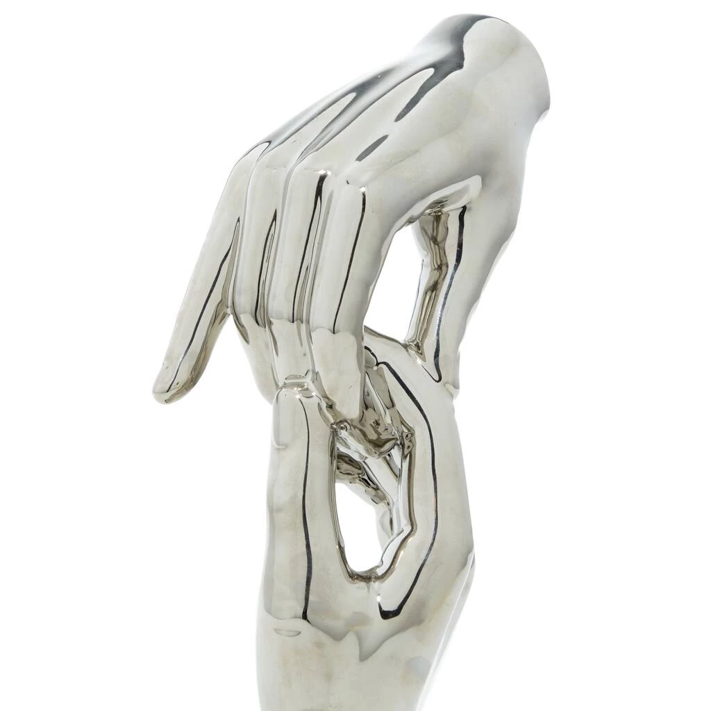 Brand new π 13" Silver Abstract Hand Sculpture by Ivory and Iris π 4 Brand new π 13" Silver Abstract Hand Sculpture by Ivory and Iris π - Image 4