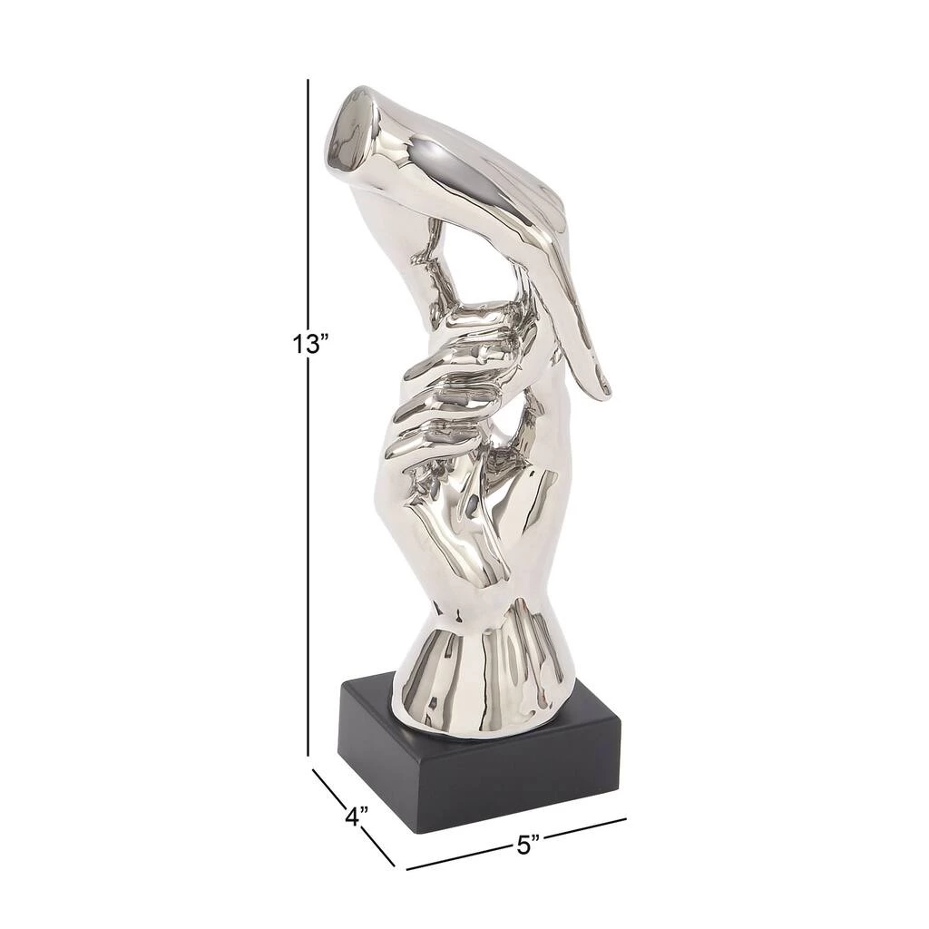 Brand new π 13" Silver Abstract Hand Sculpture by Ivory and Iris π 6 Brand new π 13" Silver Abstract Hand Sculpture by Ivory and Iris π - Image 6