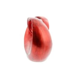 Best Pirce 🎁 12" Red Contemporary Abstract Sculpture by Ivory and Iris ✔️ -Cheap Ivory and Iris Store D366659S 4