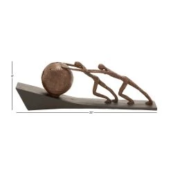 Best Sale π 23" Brown Polystone Industrial Sportsman Sculpture by Ivory and Iris 𧨠12 Best Sale π 23" Brown Polystone Industrial Sportsman Sculpture by Ivory and Iris 𧨠-Cheap Ivory and Iris Store D366683S 7