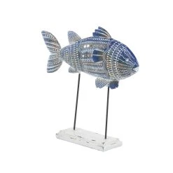 Best Sale π₯ Blue Metal Coastal Fish Sculpture Set by Ivory and Iris β 13 Best Sale π₯ Blue Metal Coastal Fish Sculpture Set by Ivory and Iris β -Cheap Ivory and Iris Store D366685S 4