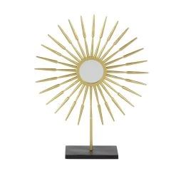 Best reviews of ⭐ Gold Tin Glam Sun Sculpture Set by Ivory and Iris 🔔 -Cheap Ivory and Iris Store D366691S 3