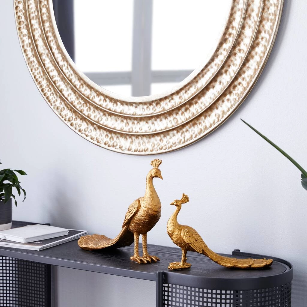 Best Sale π₯° Gold Peacock Sculpture Set by Ivory and Iris 𧨠9 Best Sale π₯° Gold Peacock Sculpture Set by Ivory and Iris 𧨠- Image 9