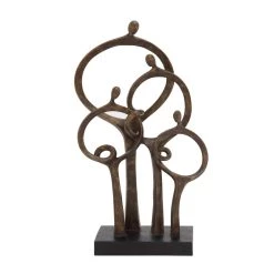 Best deal 🧨 19" Brown Polystone Traditional Abstract Sculpture by Ivory and Iris 😉