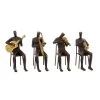 Top 10 👍 Brown Polystone Modern Musician Sculpture Set by Ivory and Iris 🎉