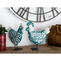 Best Sale π₯ Turquoise Polystone Farmhouse Rooster Sculpture Set by Ivory and Iris π― 17 Best Sale π₯ Turquoise Polystone Farmhouse Rooster Sculpture Set by Ivory and Iris π― -Cheap Ivory and Iris Store D366730S 9