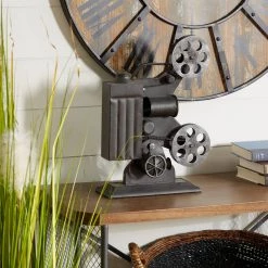 Best reviews of 🌟 19" Black Metal Vintage Camera Sculpture by Ivory and Iris ✨ -Cheap Ivory and Iris Store D366740S 10