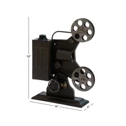 Best reviews of 🌟 19" Black Metal Vintage Camera Sculpture by Ivory and Iris ✨ -Cheap Ivory and Iris Store D366740S 8