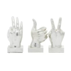 Brand new π Silver Traditional Hand Gesture Sculpture Set by Ivory and Iris π 11 Brand new π Silver Traditional Hand Gesture Sculpture Set by Ivory and Iris π -Cheap Ivory and Iris Store D366752S 6