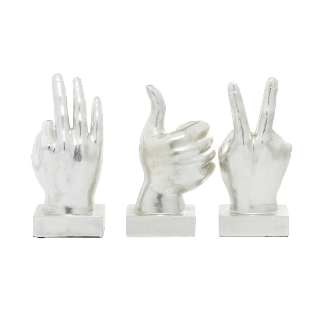 Brand new π Silver Traditional Hand Gesture Sculpture Set by Ivory and Iris π 5 Brand new π Silver Traditional Hand Gesture Sculpture Set by Ivory and Iris π - Image 5