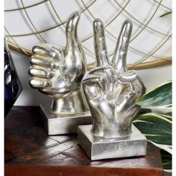Brand new π Silver Traditional Hand Gesture Sculpture Set by Ivory and Iris π 13 Brand new π Silver Traditional Hand Gesture Sculpture Set by Ivory and Iris π -Cheap Ivory and Iris Store D366752S 8