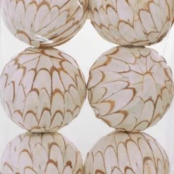 Budget 🧨 4" Natural Dried Floral Sola Ball Vase Filler Set by Ivory and Iris 🤩 -Cheap Ivory and Iris Store D368541S 3