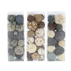 Hot Sale 🛒 Multicolor Dried Floral Country Orb Vase Filler, 3ct. by Ivory and Iris 🛒