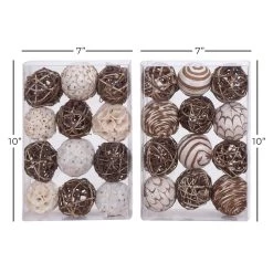 New 😍 3" Natural Dried Floral Vase Filler Orb Set by Ivory and Iris 🥰 -Cheap Ivory and Iris Store D368548S 7