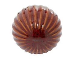 Budget 🔔 4" Multicolor Ribbed Ceramic Vase Filler Orb Set by Ivory and Iris 🎉 -Cheap Ivory and Iris Store D368560S 7