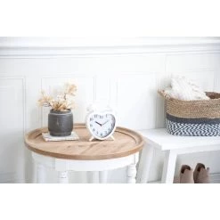 Best deal π 8.5" White Metal Heart Farmhouse Clock by Ivory and Iris 𧨠11 Best deal π 8.5" White Metal Heart Farmhouse Clock by Ivory and Iris 𧨠-Cheap Ivory and Iris Store D368589S 6