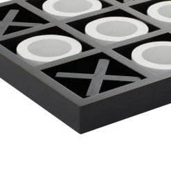 Flash Sale 🥰 Black & White Wood Tic-Tac-Toe Game Set by Ivory and Iris 🛒 -Cheap Ivory and Iris Store D368799S 5