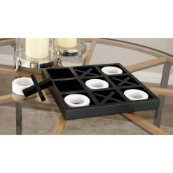 Flash Sale 🥰 Black & White Wood Tic-Tac-Toe Game Set by Ivory and Iris 🛒 -Cheap Ivory and Iris Store D368799S 7