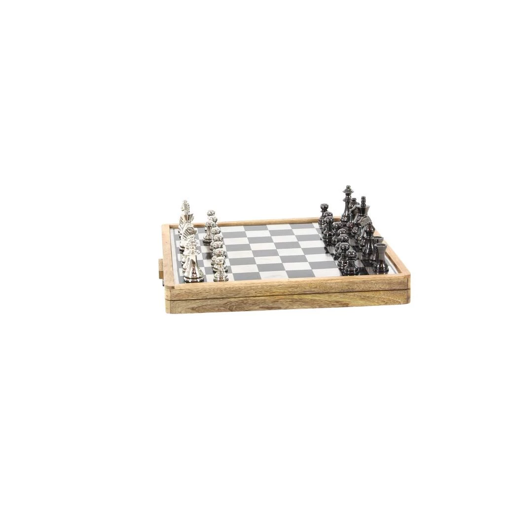 Coupon π― 15" Mango Wood & Aluminum Traditional Chess Game Set by Ivory and Iris π 2 Coupon π― 15" Mango Wood & Aluminum Traditional Chess Game Set by Ivory and Iris π - Image 2