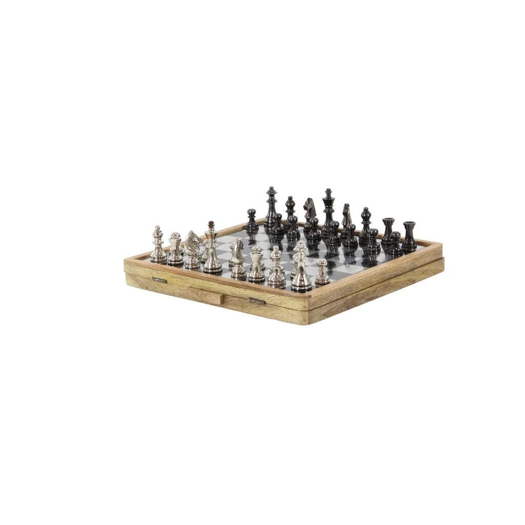 Coupon π― 15" Mango Wood & Aluminum Traditional Chess Game Set by Ivory and Iris π 3 Coupon π― 15" Mango Wood & Aluminum Traditional Chess Game Set by Ivory and Iris π - Image 3