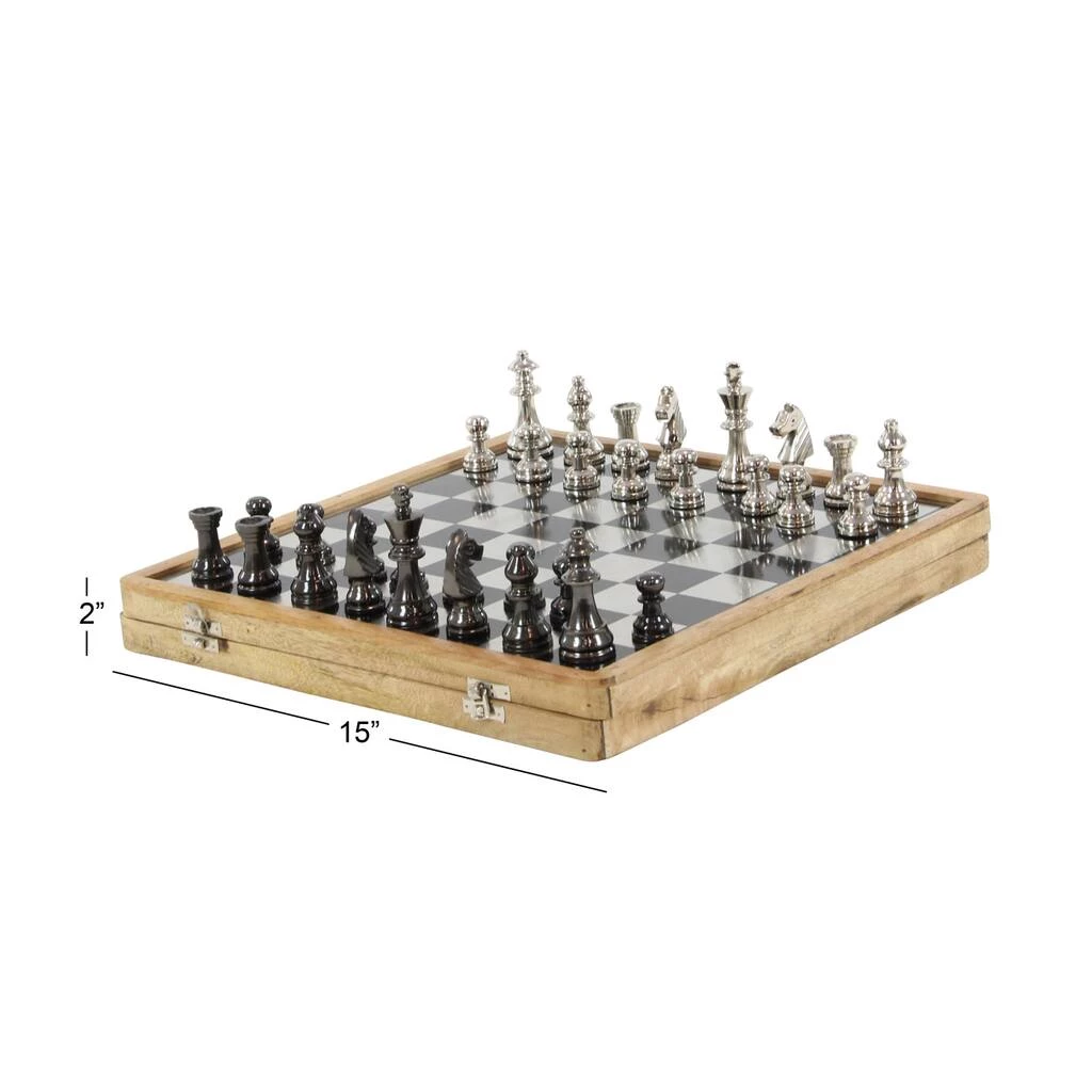Coupon π― 15" Mango Wood & Aluminum Traditional Chess Game Set by Ivory and Iris π 6 Coupon π― 15" Mango Wood & Aluminum Traditional Chess Game Set by Ivory and Iris π - Image 6