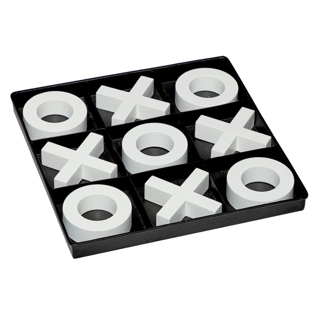Hot Sale π Black & White Wood & Metal Tic-Tac-Toe Modern Game Set by Ivory and Iris π₯° 1 Hot Sale π Black & White Wood & Metal Tic-Tac-Toe Modern Game Set by Ivory and Iris π₯°