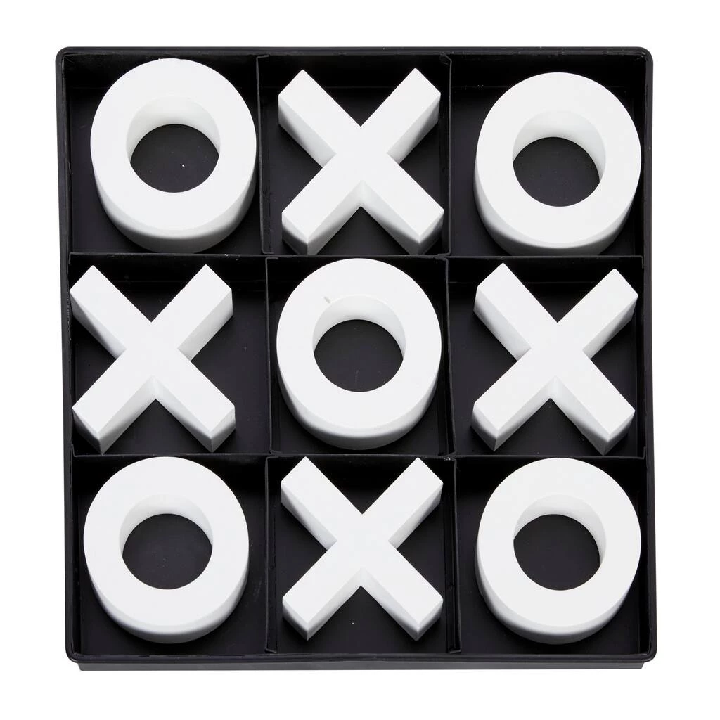 Hot Sale π Black & White Wood & Metal Tic-Tac-Toe Modern Game Set by Ivory and Iris π₯° 2 Hot Sale π Black & White Wood & Metal Tic-Tac-Toe Modern Game Set by Ivory and Iris π₯° - Image 2