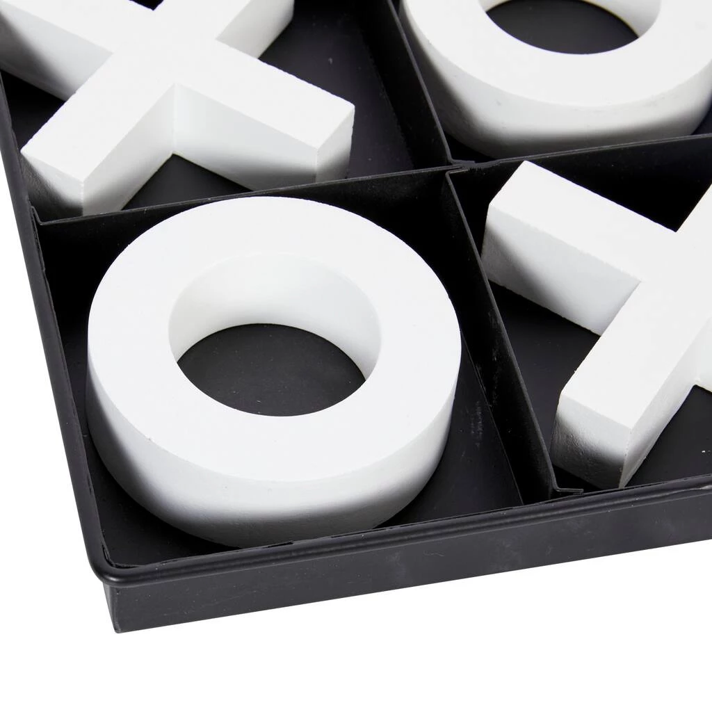 Hot Sale π Black & White Wood & Metal Tic-Tac-Toe Modern Game Set by Ivory and Iris π₯° 3 Hot Sale π Black & White Wood & Metal Tic-Tac-Toe Modern Game Set by Ivory and Iris π₯° - Image 3