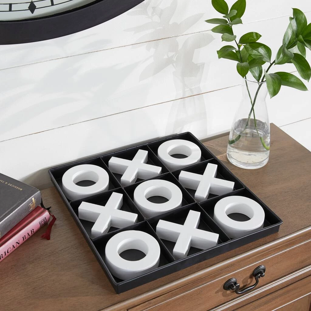 Hot Sale π Black & White Wood & Metal Tic-Tac-Toe Modern Game Set by Ivory and Iris π₯° 5 Hot Sale π Black & White Wood & Metal Tic-Tac-Toe Modern Game Set by Ivory and Iris π₯° - Image 5